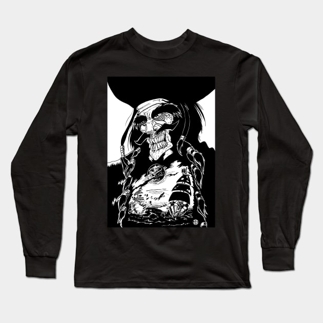 Blackbeard, pirate, Edward Teach Long Sleeve T-Shirt by HEJK81